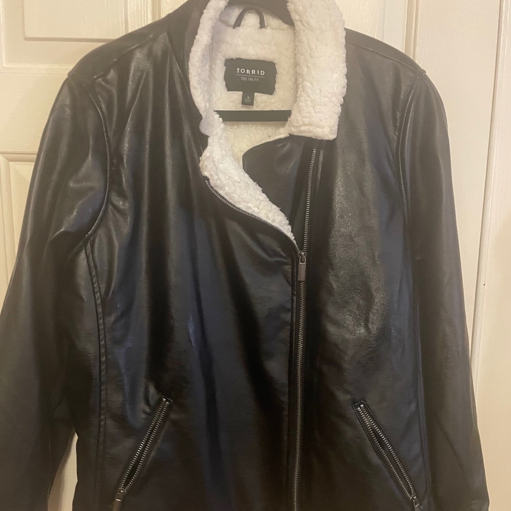 New Black Leather Jacket
